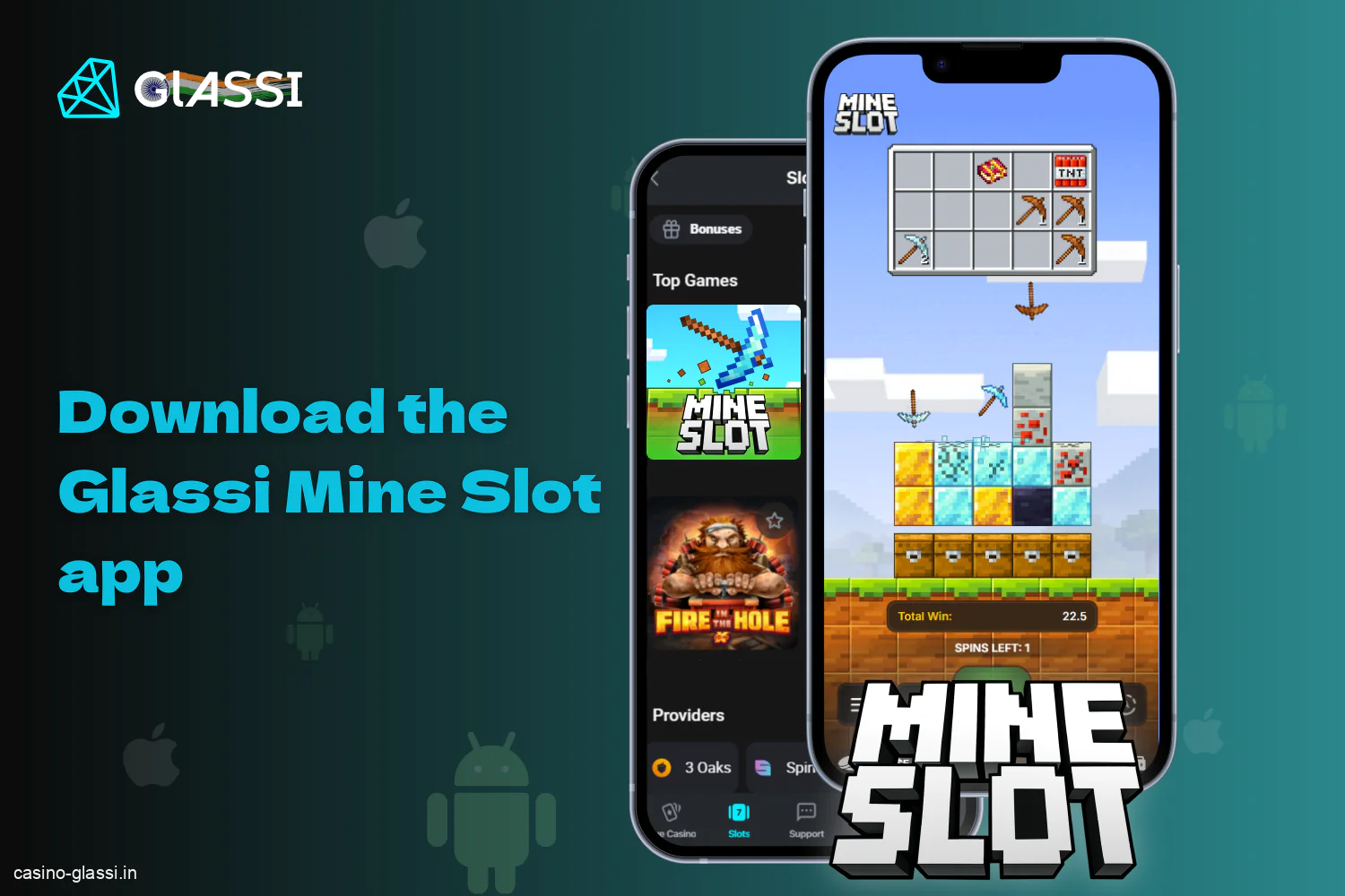 Download the Glassi Mine Slot app for iPhone and Android for free from the official website